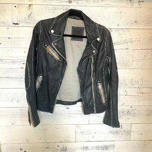 Mauritius Leather Jacket Black XS